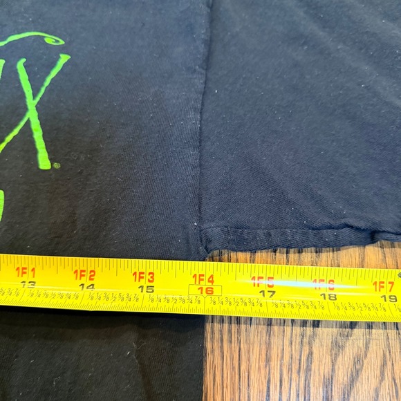 Authentic Jimi Hendrix Graphic T-Shirt Neon Psychedelic Portrait Small Black - Picture 5 of 6